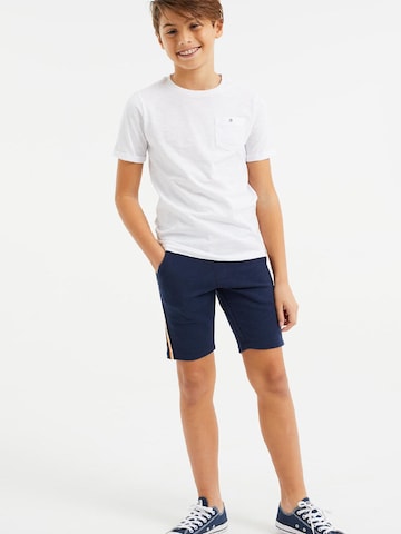 T-Shirt 'Herold' WE Fashion en blanc