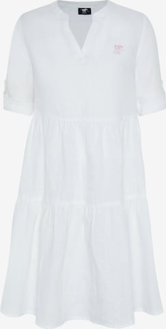 Polo Sylt Dress in White: front