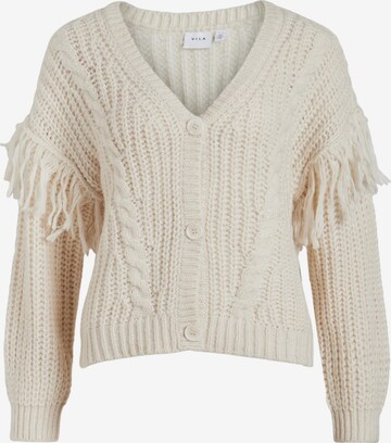 VILA Cardigan 'AKSINA' i beige: forside