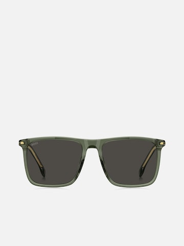 HUGO BOSS Sonnenbrille 'Hugo Boss BOSS 1750/G/S Brown shaded horn 56/18/145 MAN Sunglasses' in Grün: Vorderseite