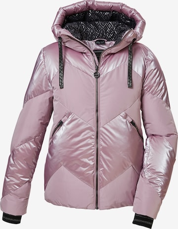 purpurinė KILLTEC Sportinė striukė 'KSW 100': priekis