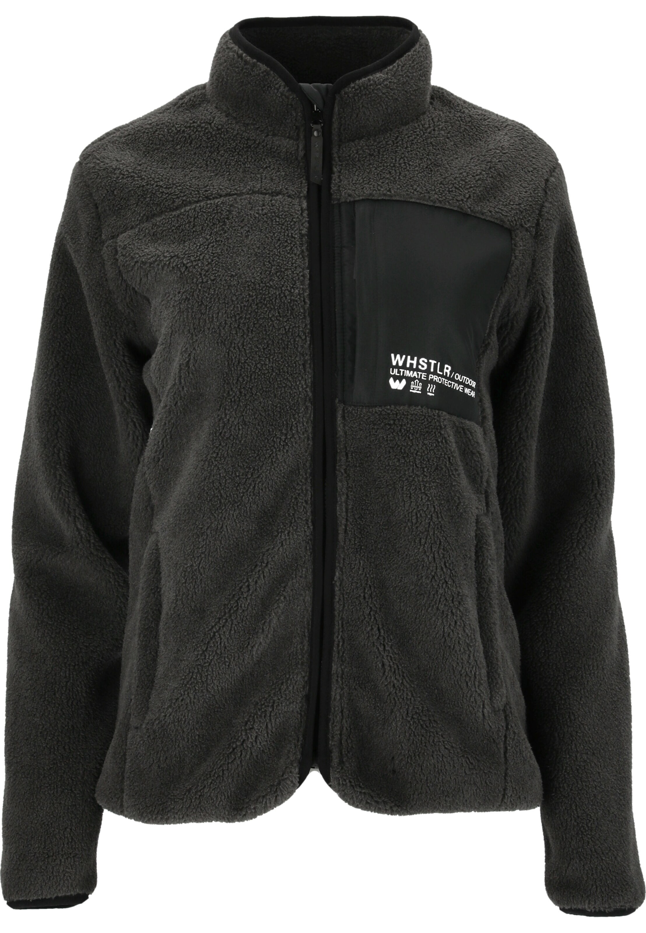 Whistler Funktionsfleecejacke 'Sprocket' in Grau: Vorderseite