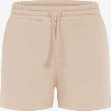 Regular Pantalon 'Fayne' Smilodox en beige : devant