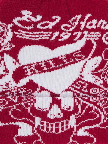 Ed Hardy Czapka 'Love Kills Slowly' w kolorze czerwony