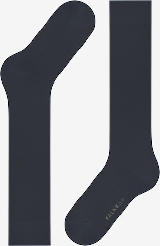 FALKE Knee High Socks 'Cotton Touch' in Grey: front
