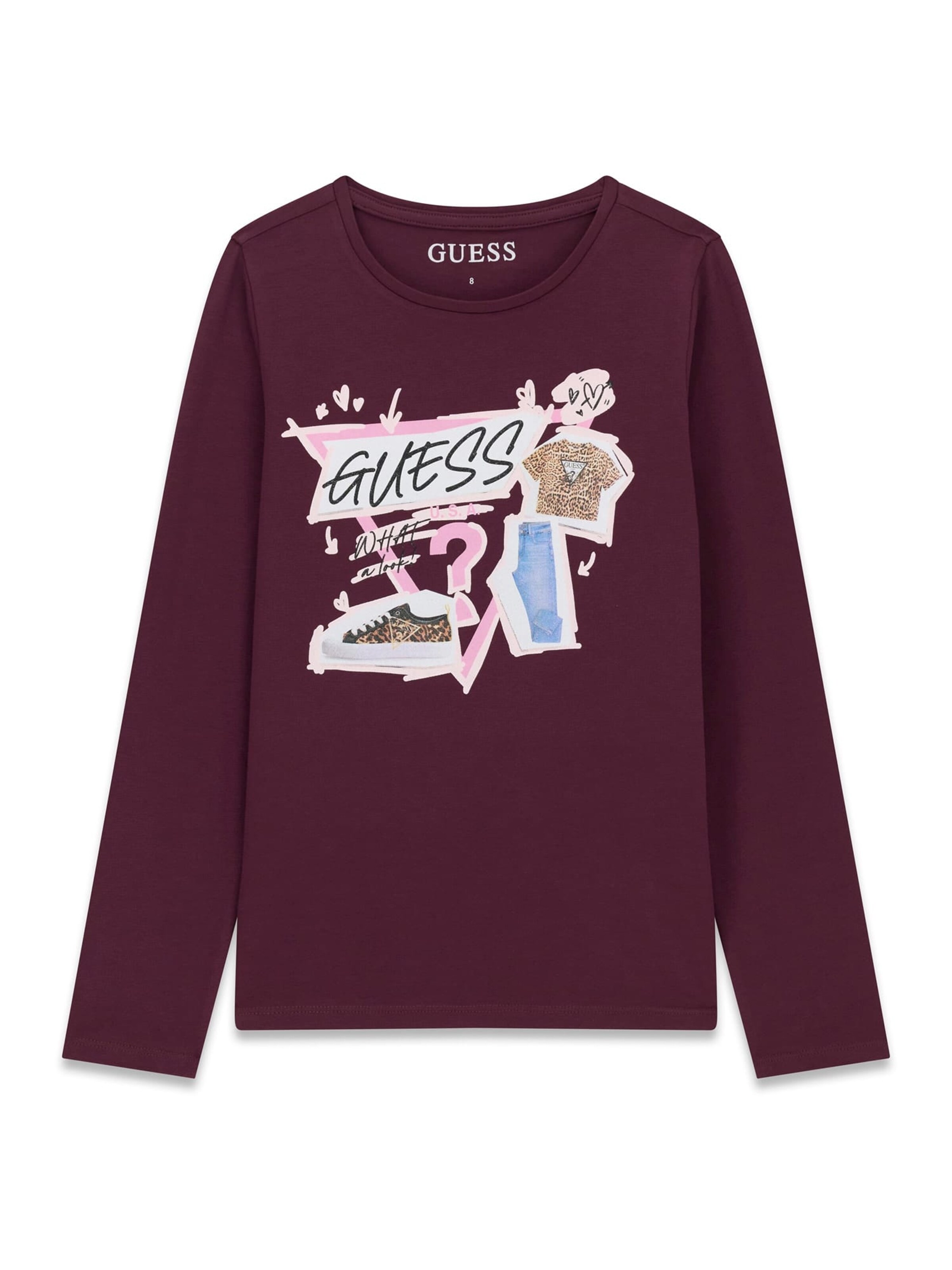 GUESS Shirt in Rot: Vorderseite