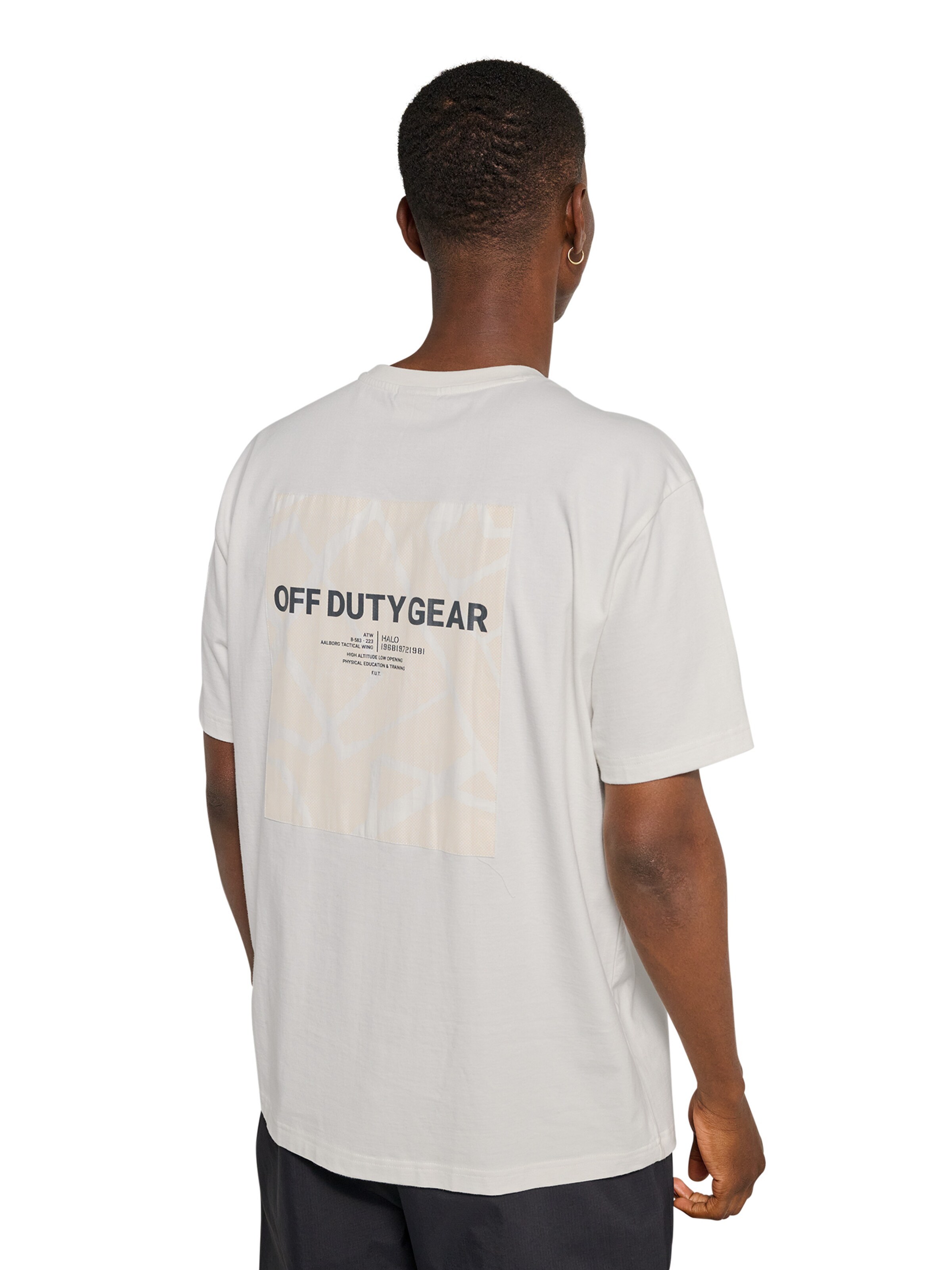 HALO Shirt in Wit: voorkant
