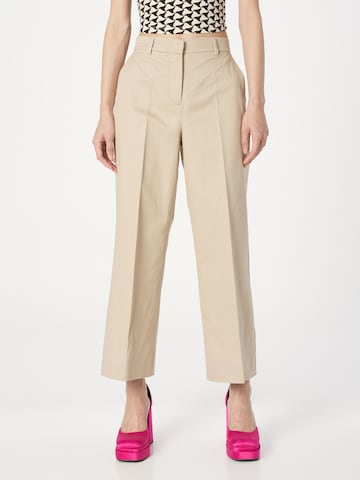 Weekend Max Mara Loose fit Pleated Pants 'ZIRCONE' in Beige: front