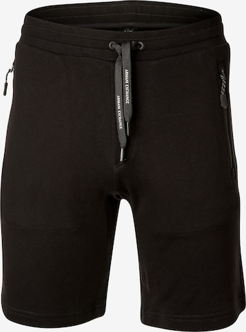 ARMANI EXCHANGE Regular Broek in Zwart: voorkant