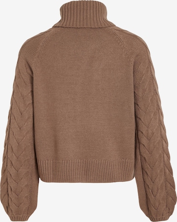 VILA Sweter 'Oa' w kolorze brązowy