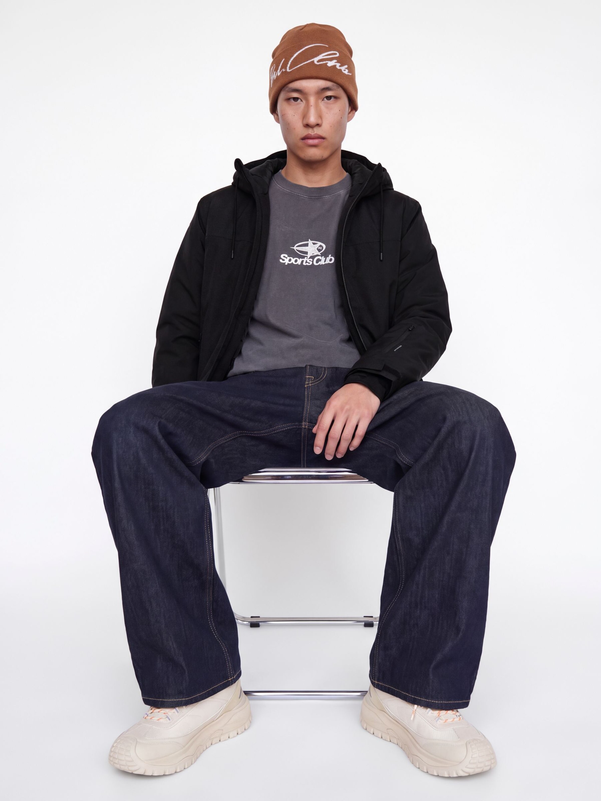 Veste mi-saison JACK & JONES en noir