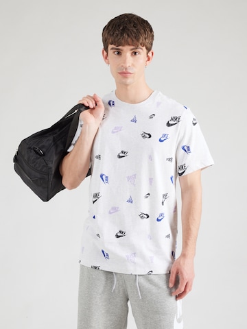 Nike Sportswear Shirt in Beige: front