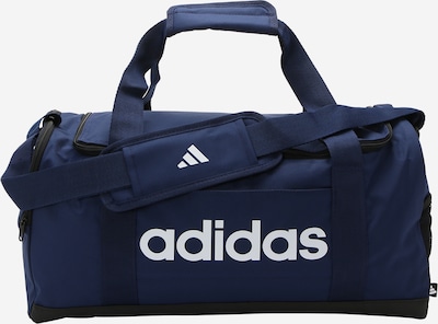 Sportinis krepšys 'LINEAR' iš ADIDAS PERFORMANCE, spalva – tamsiai mėlyna / juoda / balta, Prekių apžvalga