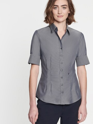 Camicia da donna 'Schwarze Rose' di SEIDENSTICKER in grigio