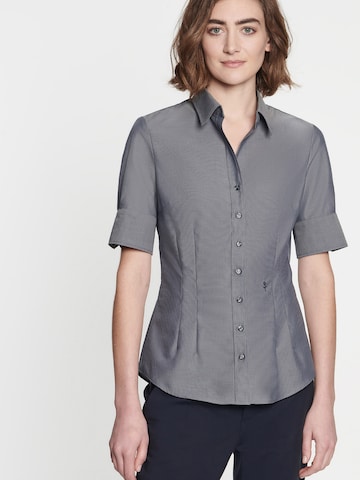 SEIDENSTICKER Blouse 'Schwarze Rose' in Grey