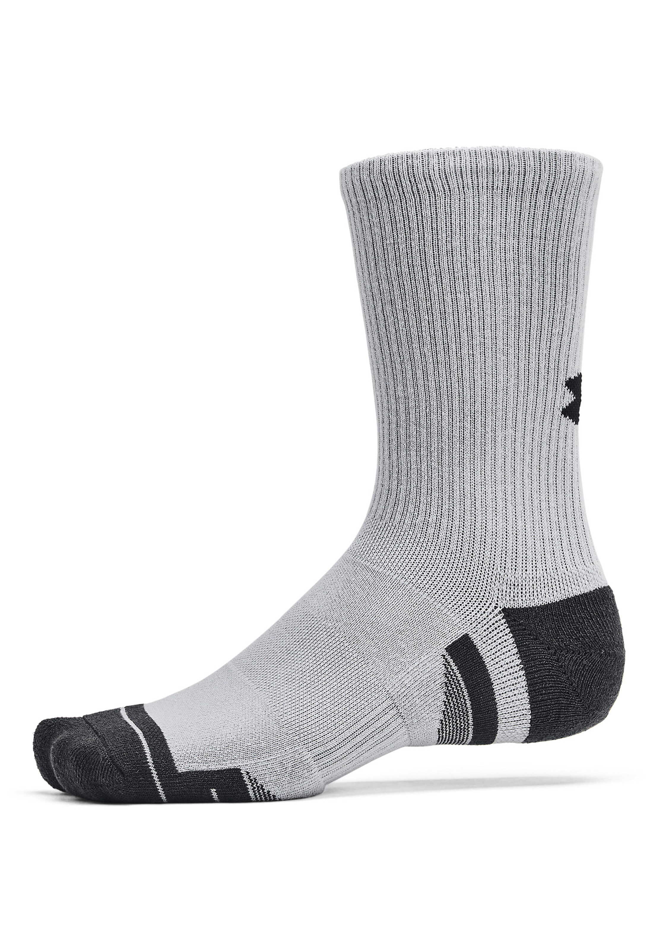 UNDER ARMOUR Athletic Socks in Grey