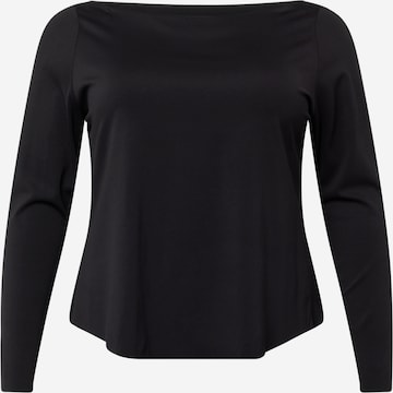 Nike Sportswear Funkční tričko 'LUXE' – černá: přední strana