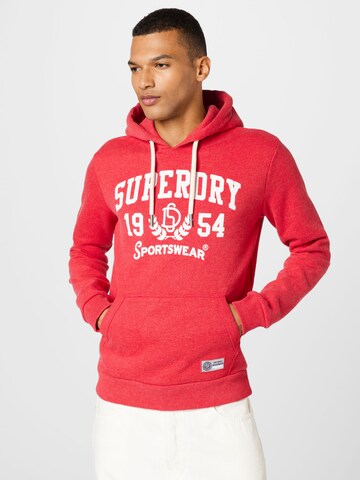 Superdry Sweatshirt in Rot: predná strana