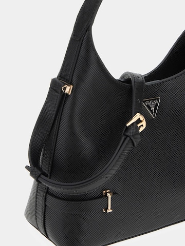 GUESS Schultertasche 'Rosalba' in Schwarz