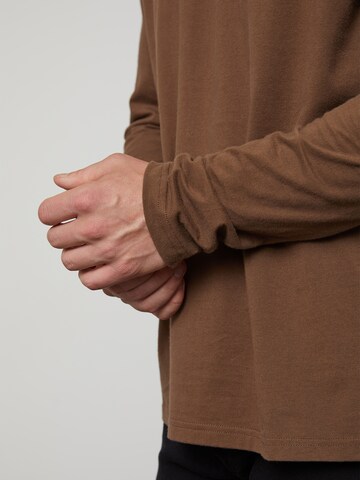 DAN FOX APPAREL Shirt 'Peer' in Braun