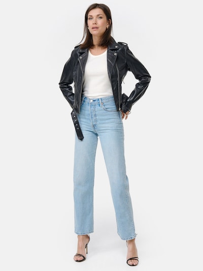 Tazzio Übergangsjacke 'F508' in schwarz, Produktansicht