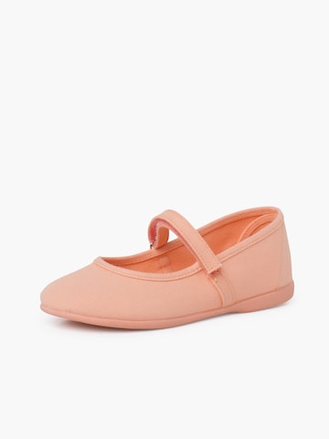 Ballerines Pisamonas en orange : devant