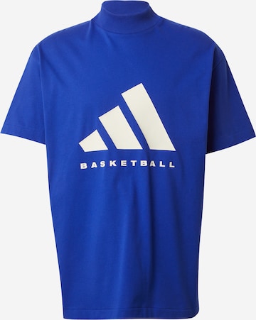 ADIDAS PERFORMANCE - Camiseta funcional 'ONE' en azul: frente