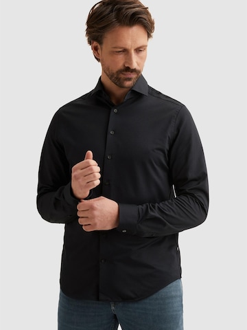 Regular fit Camicia 'Elevated Knit shirt' di VANGUARD in nero