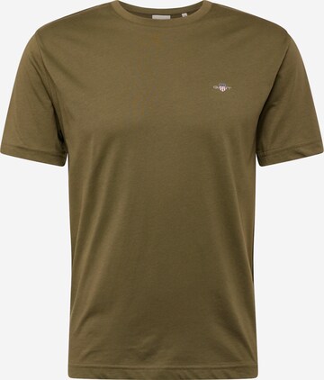 T-Shirt GANT en vert : devant