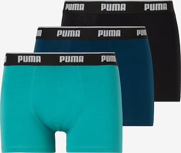 PUMA - Boxers 'EVERYDAY' em azul: frente