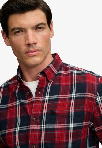 Coupe regular Chemise Superdry & Co en bleu