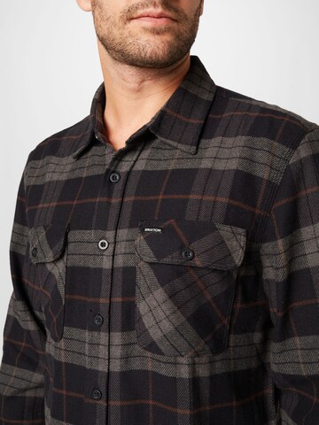 Brixton Regular fit Button Up Shirt 'BOWERY' in Black