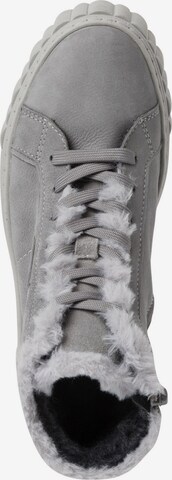 TAMARIS Lace-Up Ankle Boots in Grey