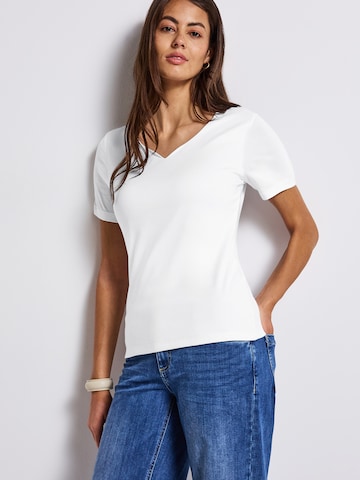 T-shirt STREET ONE en blanc : devant