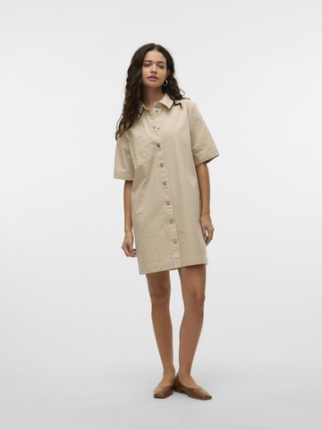 VERO MODA Jurk 'VMZella' in Geel