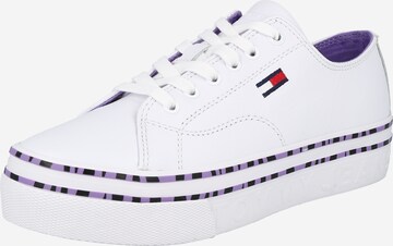 Tommy Jeans Sneakers laag in Wit: voorkant