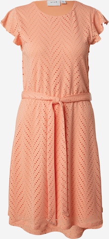 Robe 'VIDelaila' VILA en orange : devant