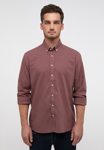 ETERNA Regular fit Business Shirt in Red: front