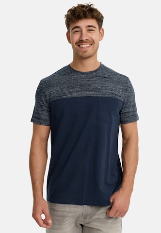 INDICODE JEANS Shirt 'INSprings' in Blauw: voorkant