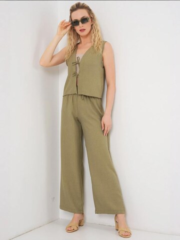 Bigdart - Calças de fato em verde