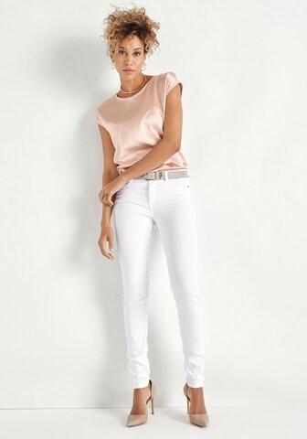 HECHTER PARIS Slimfit Jeans in Weiß