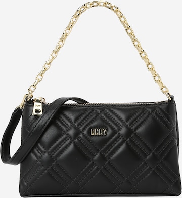 Borsa a spalla di DKNY in nero: frontale