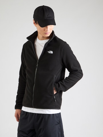 juoda THE NORTH FACE Funkcinis flisinis džemperis 'Glacier': priekis