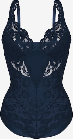 sassa Bodysuit 'CLASSIC LACE' in Blue: front