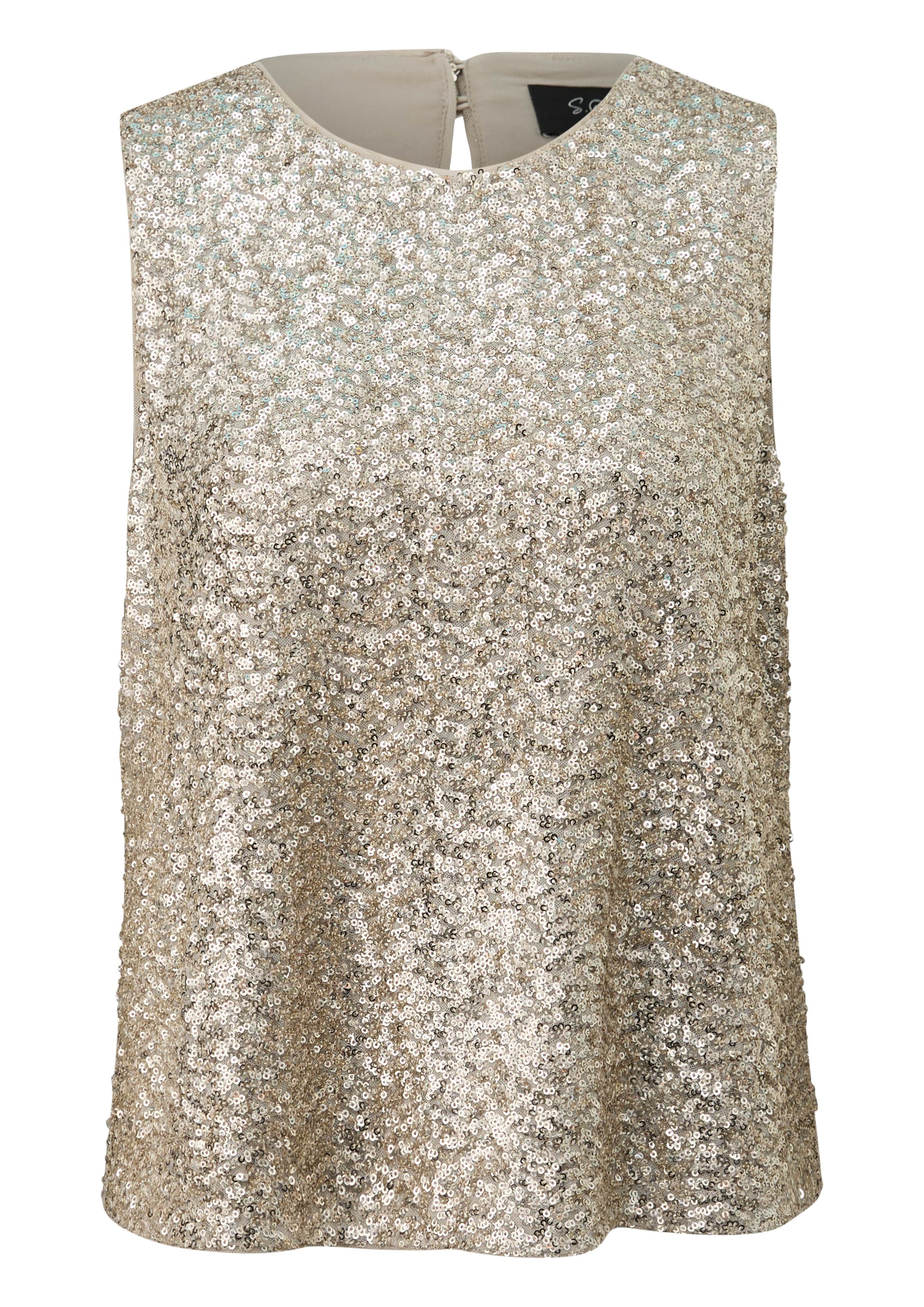 s.Oliver Bluse in Beige: Vorderseite