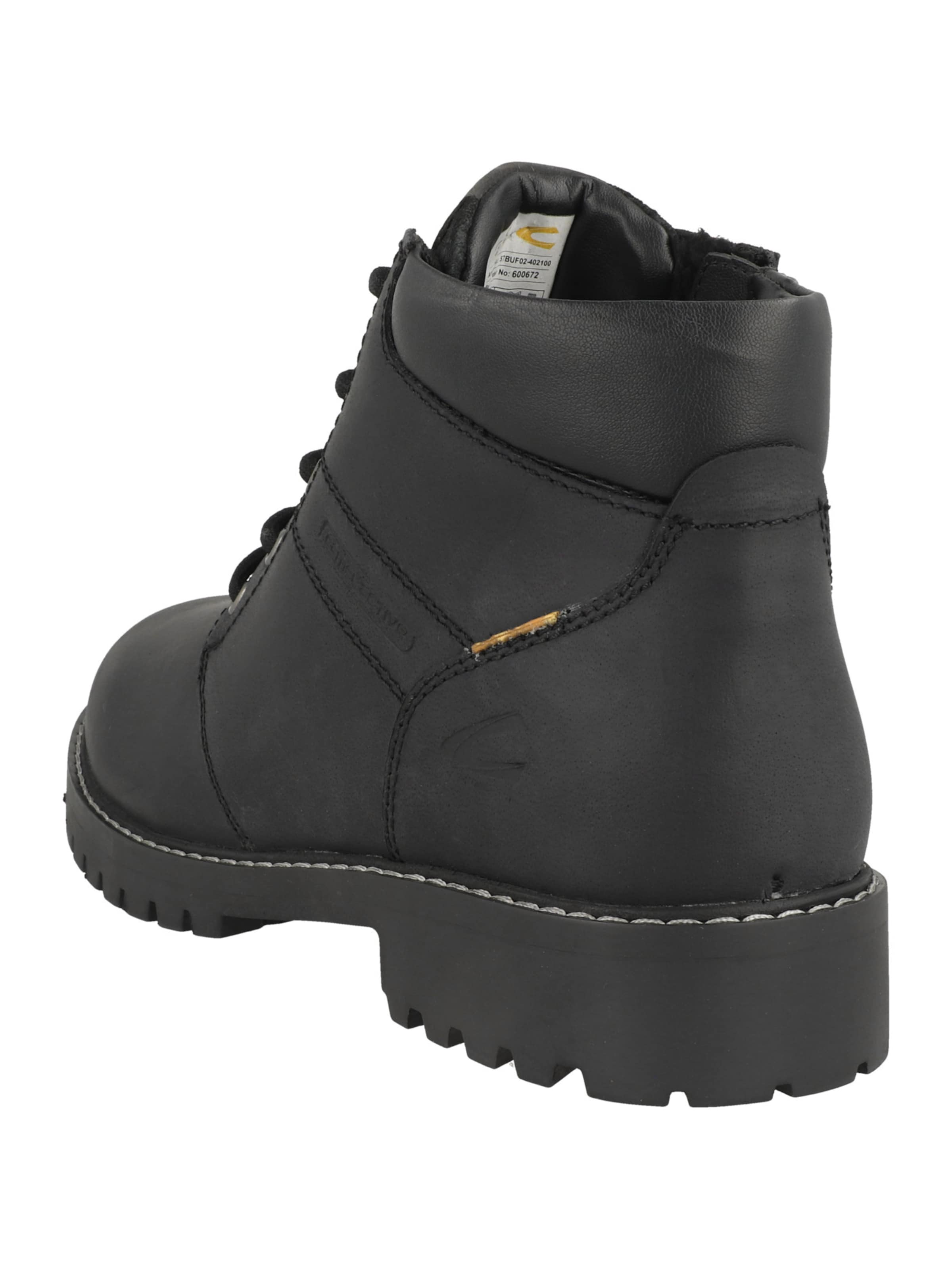CAMEL ACTIVE Lace-Up Boots 'BUST' in Black