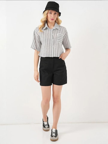 Bigdart Bluse in Schwarz