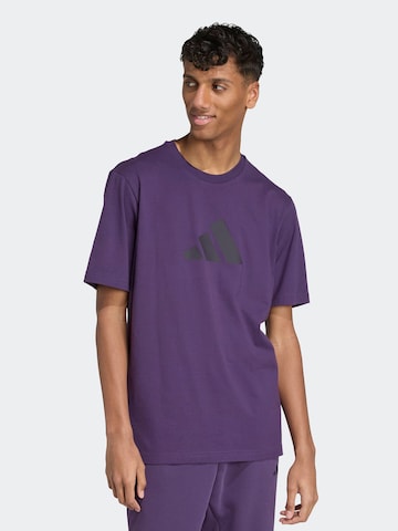 ADIDAS SPORTSWEAR Funktsionaalne särk 'FI 3BAR', värv lilla: eest vaates