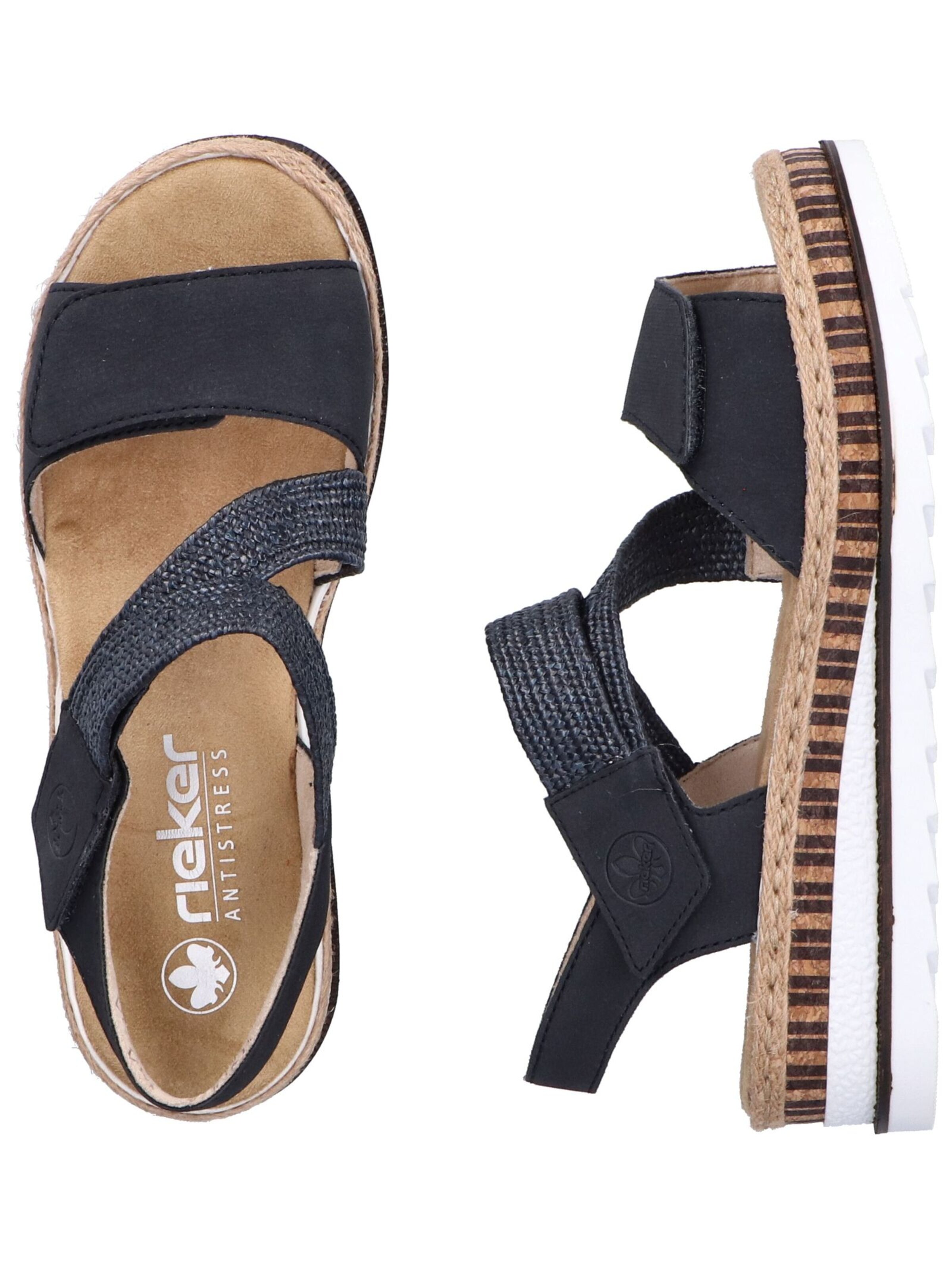 Rieker Sandaal in Zwart