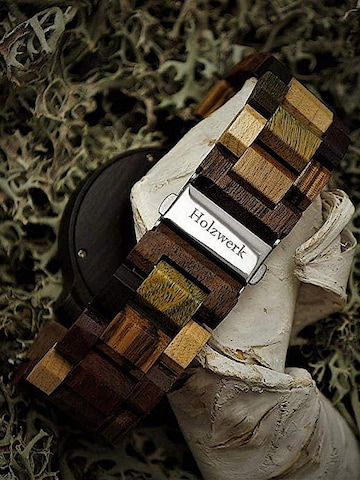 Holzwerk - Reloj analógico 'TEUTONIA' en negro